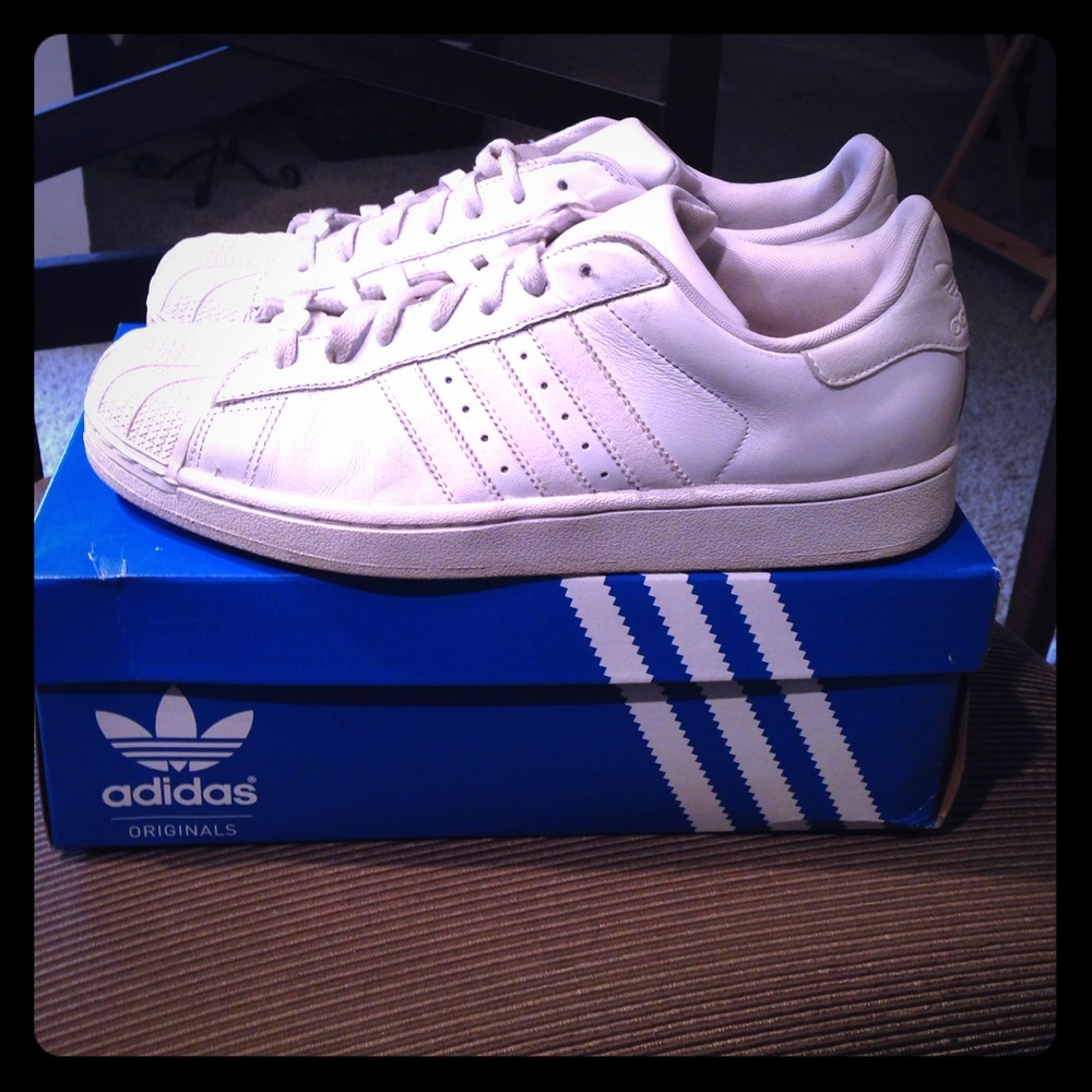 COPY - Adidas Superstar sneakers size 10 gently w…